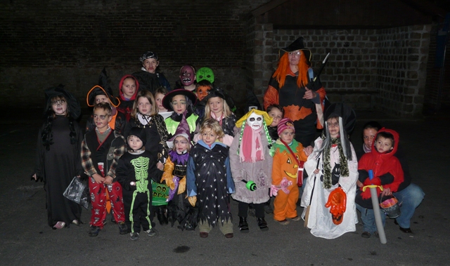 les enfants d'Halloween &agrave; Vertain